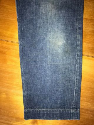 Vintage LEVI ' S Western Wear 1950’s High Waisted Light Denim Jeans size 25 or 26 6