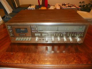 Vintage Zenith Integrated Stereo Receiver Mc 6065 Cassette Player/recorder