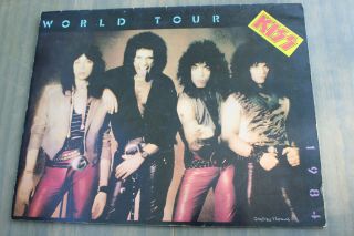 Vintage Kiss Concert Usa Tour Program Book From 1984 - 1985 Lick It Up Tour Rare