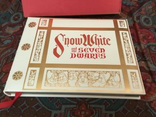 Vintage Snow White And The Seven Dwarfs Book,  Limited Ed.  Hardcover With Case 2