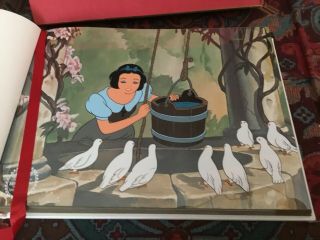 Vintage Snow White And The Seven Dwarfs Book,  Limited Ed.  Hardcover With Case 6