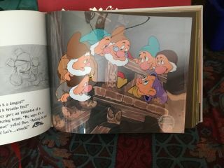 Vintage Snow White And The Seven Dwarfs Book,  Limited Ed.  Hardcover With Case 7