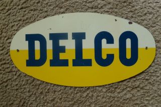 Delco 1 Sided Sign 40 