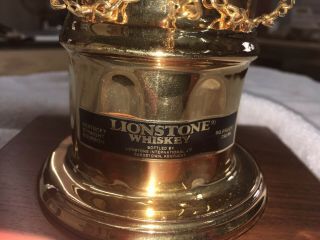 Rare Lionstone Gold Fire Hydrant Decanter 1980 ' s 4