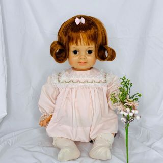WATCH Baby Crissy Doll - Vintage Long Hair 1972 Ideal 24 