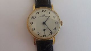 Jaquet Droz Ladies Watch 26 Mm.  Very Rare,  Perfect.  Million Dollar Looking