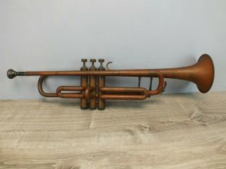 Vintage Lafayette Trumpet Couesnon & Co Paris To Display Or Restore