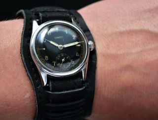 Rare Military Wehrmacht Wrist Watch Silvana Dh Ww2