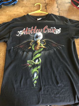 Motley Crue Vintage T Shirt Fans Are The Best Fu C The Rest No Tag But (l) 1989