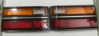 Vintage A40 Toyota Celica Series A Tail Light Lenses And Bezels