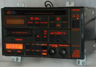 VINTAGE 1990S MAZDA RX7 OEM AM/FM RADIO CASSETTE CD PLAYER - BY PIONEER - AS - IS 2