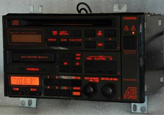 VINTAGE 1990S MAZDA RX7 OEM AM/FM RADIO CASSETTE CD PLAYER - BY PIONEER - AS - IS 3