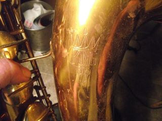 Vintage King 615 Tenor Saxophones parts or 4