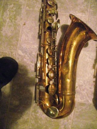 Vintage King 615 Tenor Saxophones parts or 5