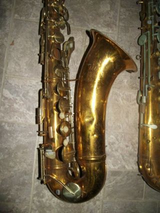 Vintage King 615 Tenor Saxophones parts or 6