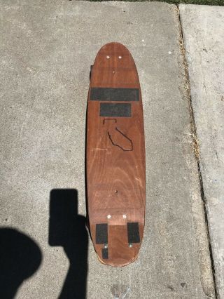 Vintage 70s California Wood Skateboard