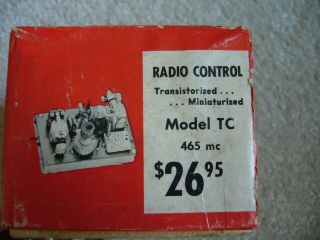 Vintage Citizenship 465mc 1 Ch.  Receiver For Rc Airplane Of 50s,  Nib