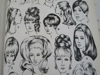 Hair Fashion History Male Female Styles Highly Illustrated Vintage 1977