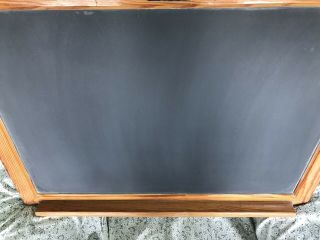 Vintage National School Natural Slate Co Chalkboard Slatington Pa w/Tray 3