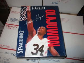 Spalding HAKEEM II 2 The Dream Olajuwon 34 vintage Basketball Shoes 1990s Rocket 2