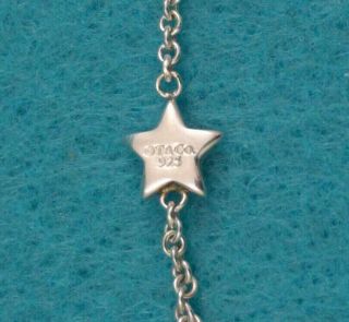 Tiffany & Co.  Star Lariat Necklace,  Sterling Silver 925,  Rare 9