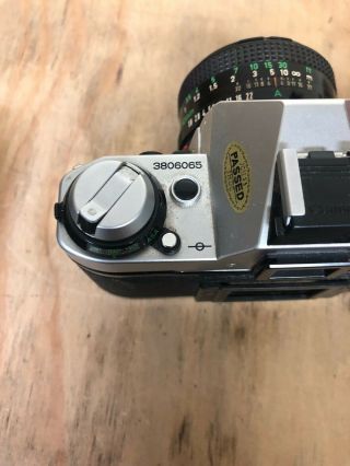 Vintage Canon AE - 1 Program 35mm SLR Film Camera w/ 50mm F1.  8 Lens - Power Winder 5