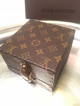 Louis Vuitton Ring Box Mini Trunk Extremely Rare High end Luxury Gift 2