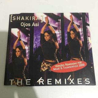 Very Rare Brazil Promo Cd Single Shakira Ojos Asi Dj MemÊ Remixes 11 Tracks