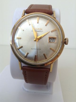 Bulova.  Aerojet Vintage 17j Gp Swiss Made Automatic Date Watch 1967