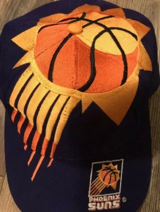 Phoenix Suns Vintage The Game Big Logo NBA Basketball Snapback Hat Cap OSFA RARE 3