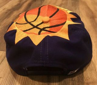Phoenix Suns Vintage The Game Big Logo NBA Basketball Snapback Hat Cap OSFA RARE 6