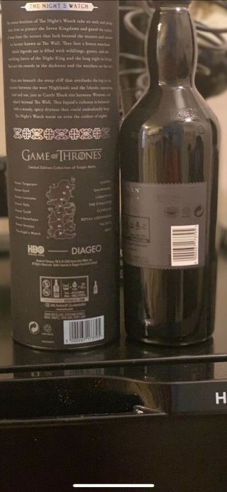 Oban ultra - rare Game of Thrones special edition bottle. , 3