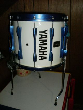 Vintage Yamaha Ms - 8014 Field Corps Snare Drum Modified For Use With A Drum Set