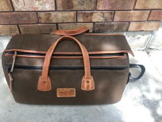 Vintage Holton Brown Cordura & Leather Triple Trumpet Gig Bag