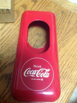 Vintage Coca - Cola Wall Mount Bottle Opener W/cap Catcher,  orig.  box 2