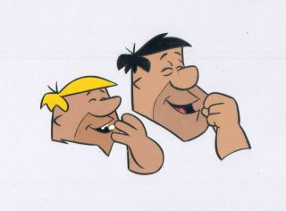 Flintstones Production Animation Art Cel Hanna Barbera Vintage With 1960s 93