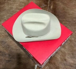 Vintage Stetson 7x Silver Belly Cowboy - Western Hat Size 6 7/8 Made In Usa
