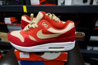 Atmos X Nike Air Max 1 Size 9 Red Curry Og Retro Vintage Vtg Running Runner