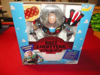 Vintage " Intergalactic Buzz Lightyear - Ultimate Talking Action Figure " W/box Nr