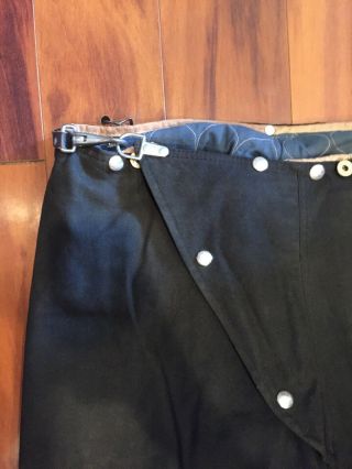 Firefighter Turnout Express Bunker Pants Cairns 38x32 93 BLACK Vintage Costume 7