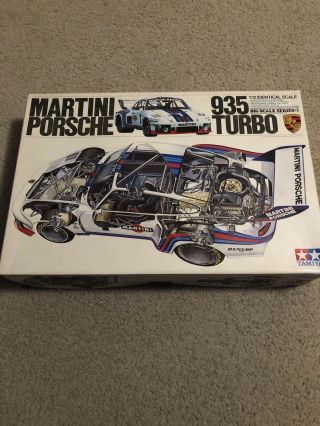 Tamiya Martini Porsche 935 Turbo 1/12 Big Scale Model Kit Rare From Japan