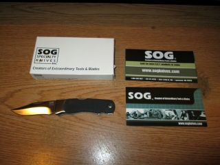 Vintage Sog Stingray S - 6 Knife W/box Seki,  Japan