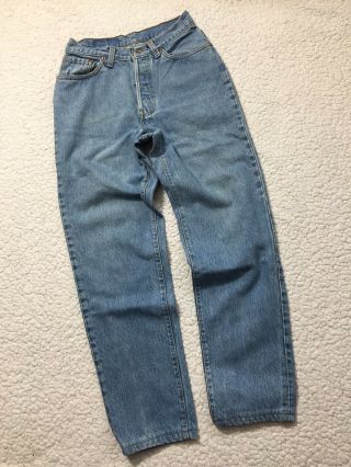 Levis 17501 Vintage High Waist Mom Jeans Womens Size 7 [27x28] 80s Vtg Usa