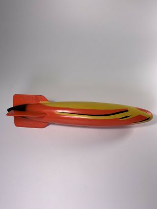 Vintage 11.  5 " Swim Ways Toypedo Gliding Underwater Torpedo Pool Toy