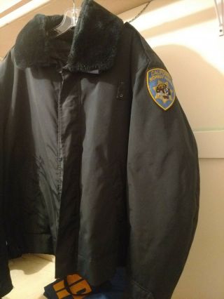 Authentic Vintage California Highway Patrol Chp Uniform Cold Weather Jacket.
