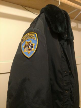 Authentic Vintage California Highway Patrol CHP Uniform Cold weather jacket. 3