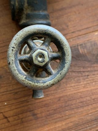 Vintage MFRS Auto Sprinkler Co Pressure Gauge Steampunk Industrial nickel 4