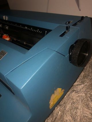 Vintage IBM Selectric II Correcting Typewriter Blue 6