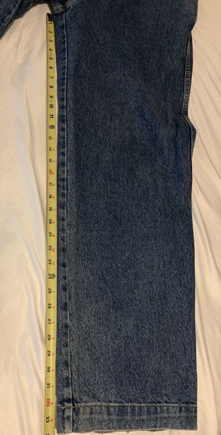Vintage JNCO Intersection Jeans Size 36 x 34 Blue Denim Skater Wear Wide Baggy 6