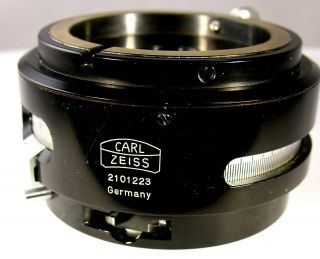 Rare Carl Zeiss Pol Intermediate Tube Attachment w/Built - In Rotatable Analyzer 2